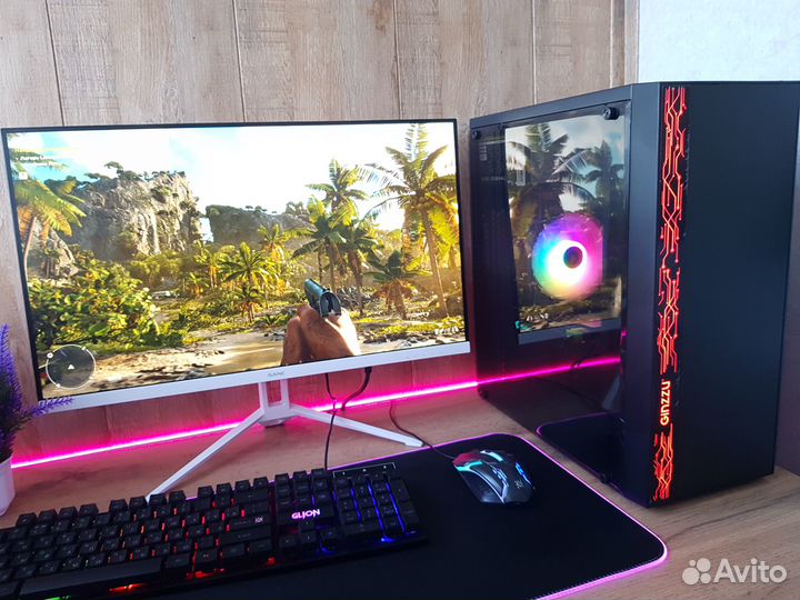 Игровой пк Intel 8/16 ядер/16gb/RX 480 8gb