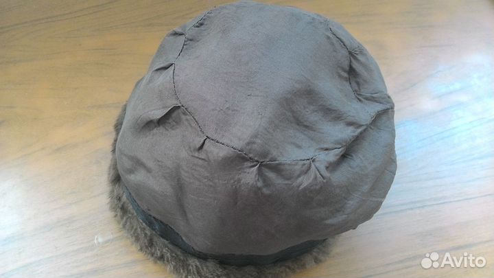 Берет (шапка), натуральный мех стриженного бобра