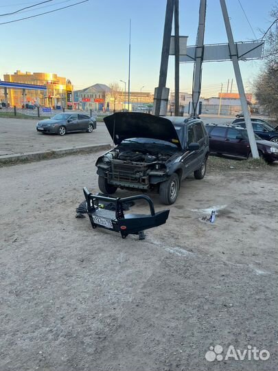 Передний силовой бампер OJ Chevrolet Niva (нива)