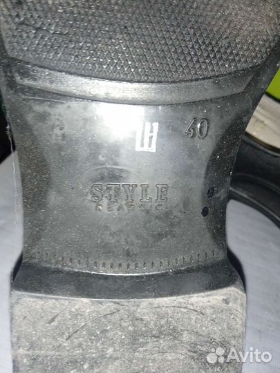 Туфли мужские 40 размер