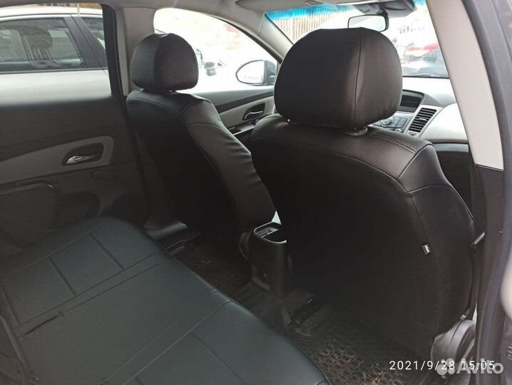 Авточехлы из экокожи для Renault Logan 1