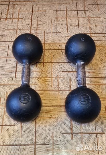 Гантели чугунные