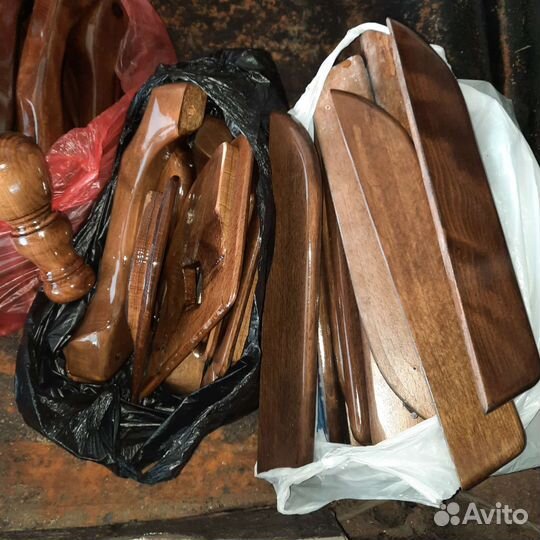 Комплект деревянных ручек на волгу 3110 31105