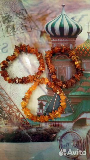 Лечебные бусы из Балтийского янтаря