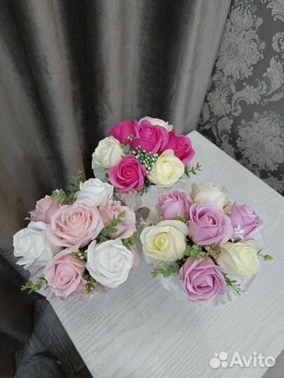 Мыльные букеты