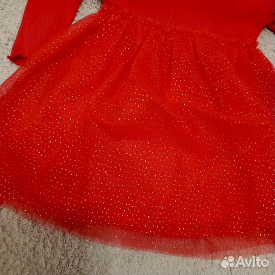 Красивое платье на праздник для девочки 80-86