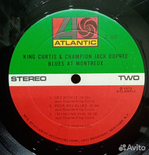 King Curtis & Champion Jack Dupree – Blues AT Mont