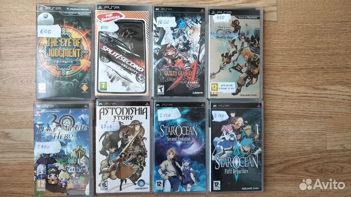 Игры на Sony PSP, PS2 и 1 на PS4