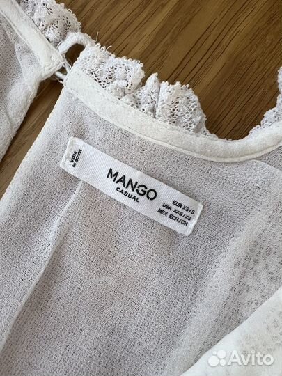 Льняное платье Mango