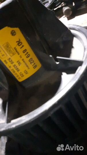 Моторчик печки t4 transporter caravelle multivan