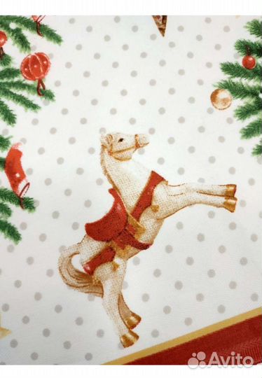 Дорожка на стол новогодняя