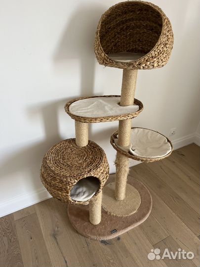 Домик когтеточка для кошек Karlie banana leaf