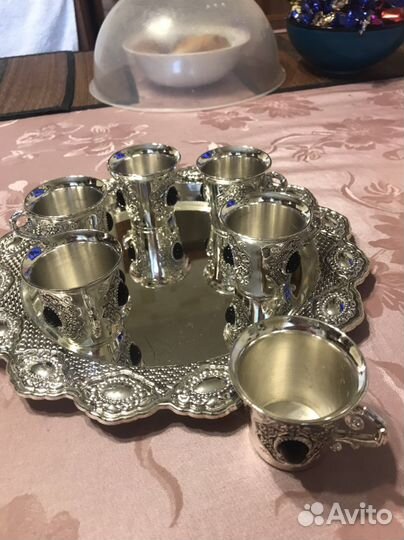 Набор для ликера на подносе