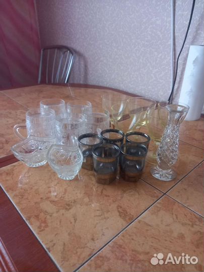 Вазы, салатники, бокалы хрусталь из СССР