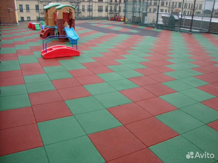 Плитка резиновая для зала