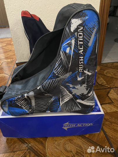 Коньки хоккейные 33-36, с сумкой