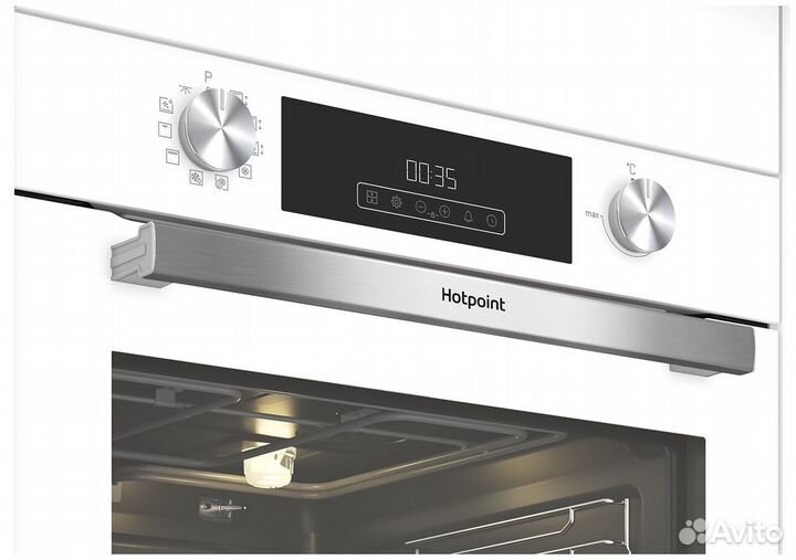 Встраиваемый электрический духовой шкаф hotpoint fe8 821 h wh белый