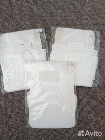 Чулки белые