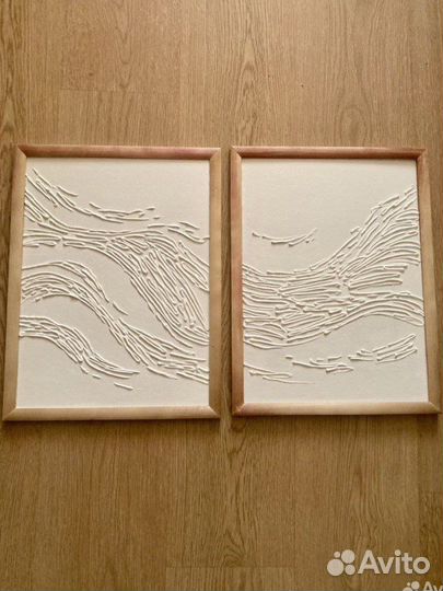 Текстурная картина. Диптих