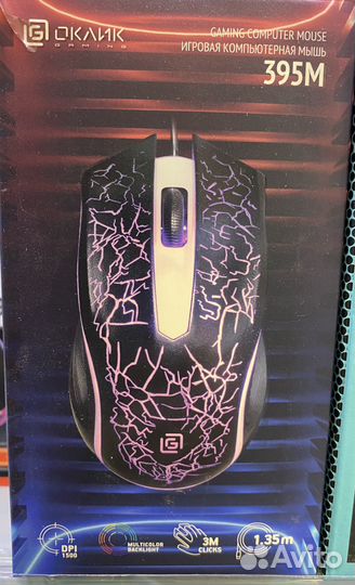 Игровая мышь Оклик 395M
