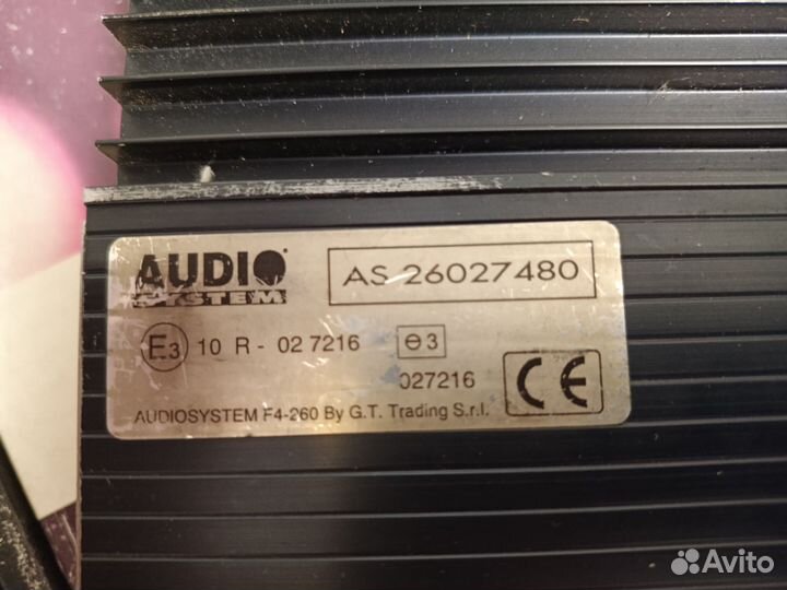 Усилитель audio system twister f4-260