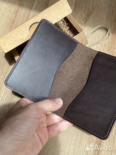 Обложка для паспорта из натуральной кожи