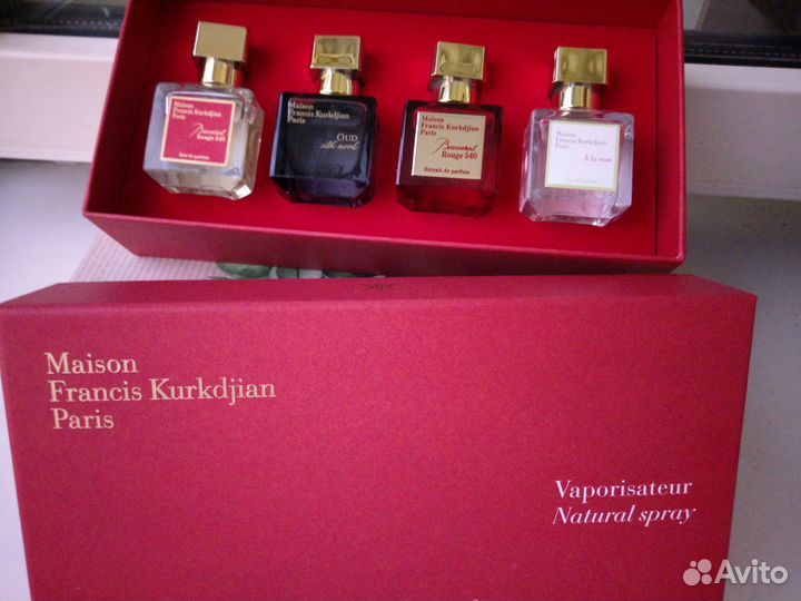 Baccarat.4х25мл-100мл.Большой подарочный набор.New