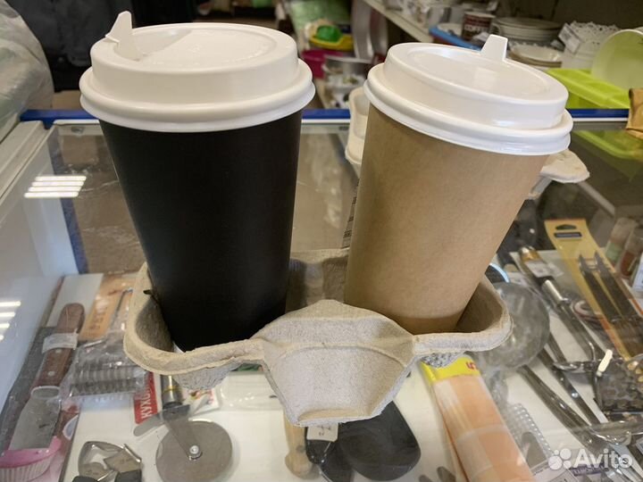 Стакан бумажный 450мл двуслойный