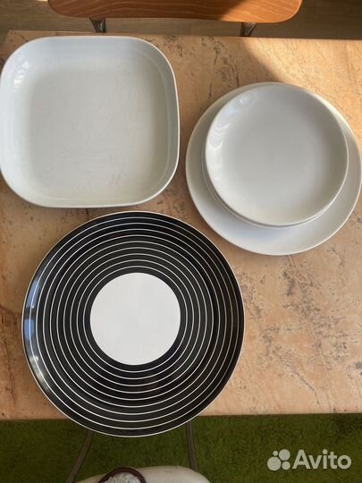 Набор тарелок, блюдо IKEA