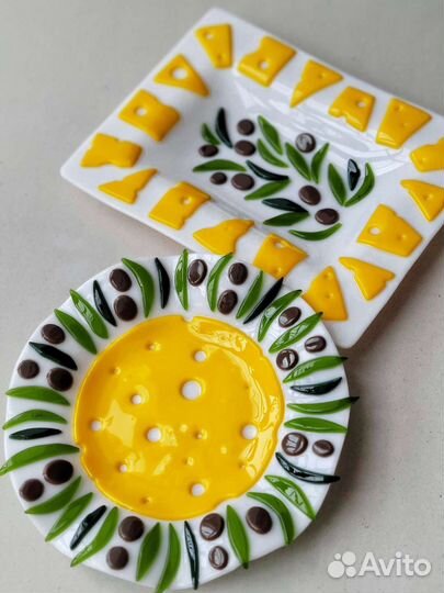 Тарелки сырные. Фьюзинг