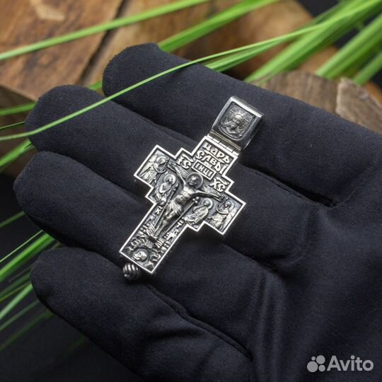 Крестик Распятие Христово серебро 925