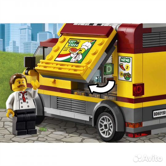 Lego City фургон с пиццей