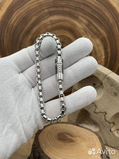 Золотои браслет Шопард квадрат