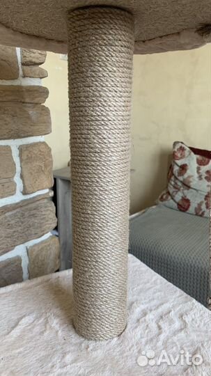 Когтеточка с домиком для кошек