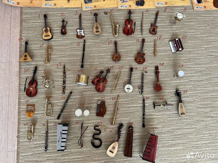 Коллекция музыкальных инструментов hachette