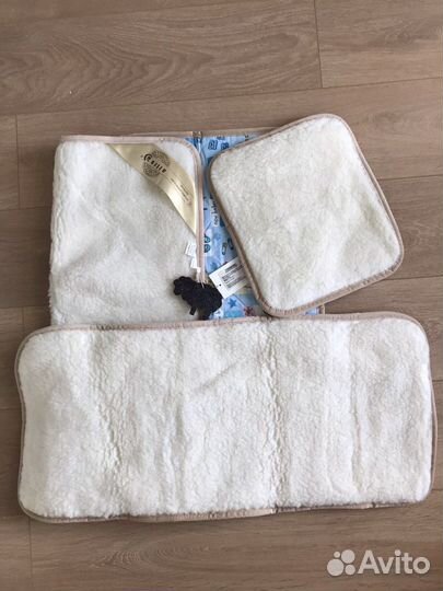 Набор в коляску, натуральная шерсть