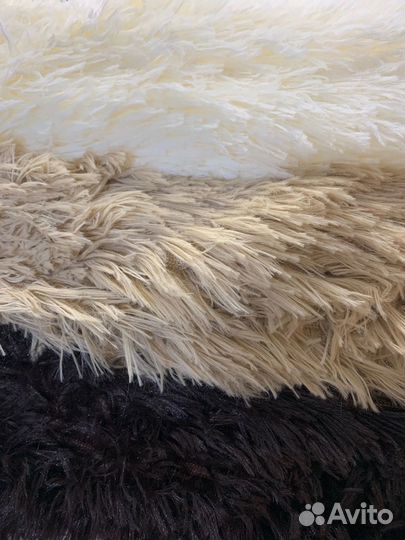 Нежные пледы с длинным воросом