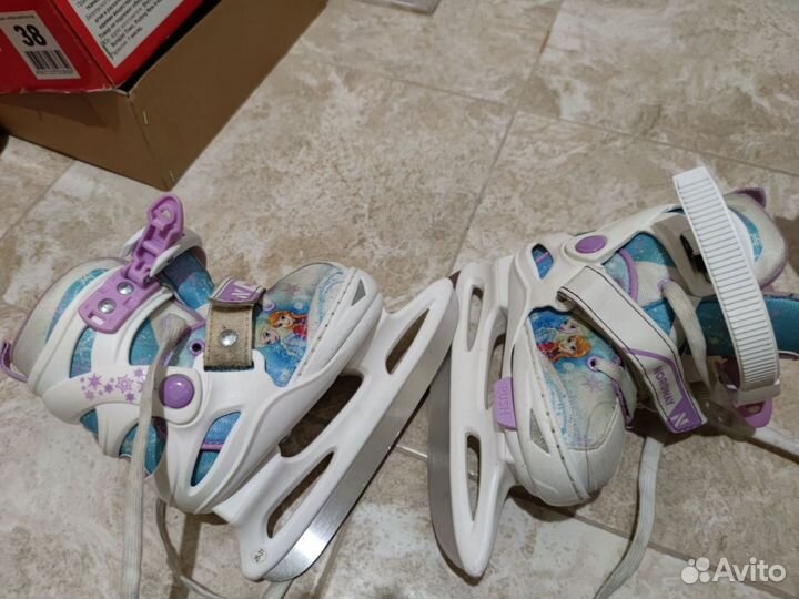 Коньки детские раздвижные