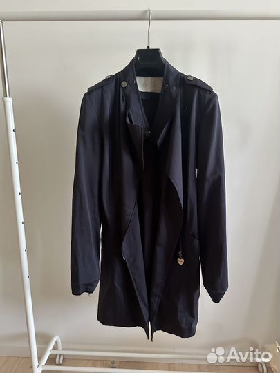 Тренч синий