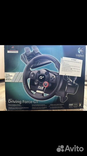 Руль logitech driving force gt
