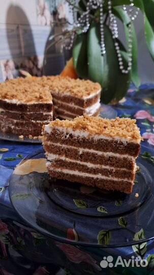 Медовик трубочки со сгущёнкой, орешки со сгущёнкой