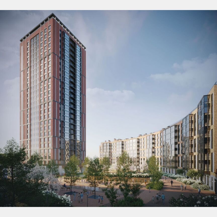 3-к. квартира, 90 м², 5/25 эт.