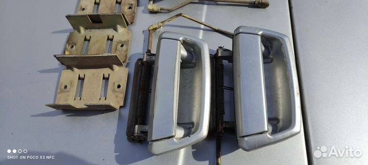 Ручки дверей Волга 3102 31105 комплект Серебристые