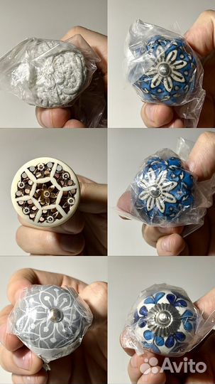 Керамические мебельные ручки