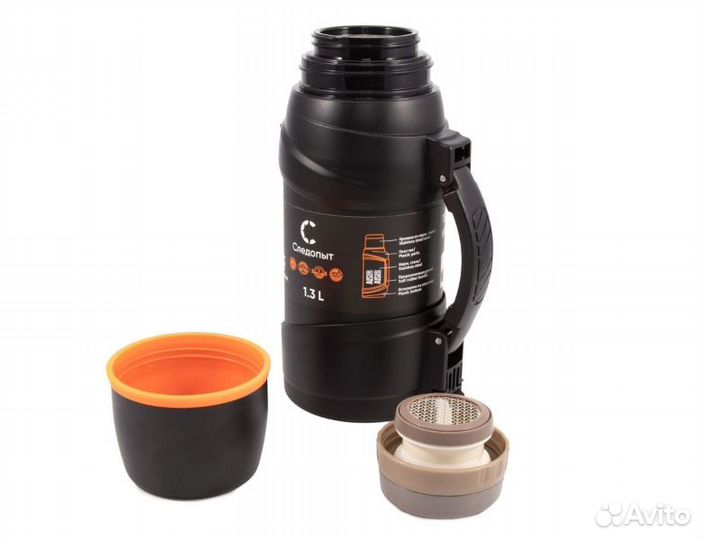 Термос 1.3 литра следопыт-safari travel новый