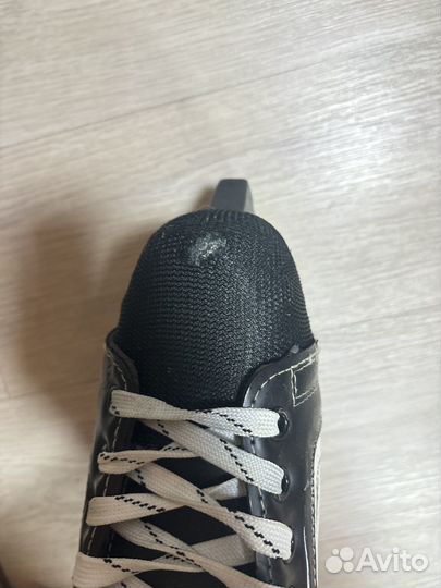 Коньки хоккейные black aqua