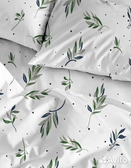 Постельное белье 2сп. поплин новое
