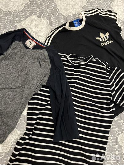 Футболки мужские adidas, puma, h&m