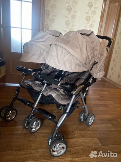 Прогулочная коляска для двойни jetem elegant twin