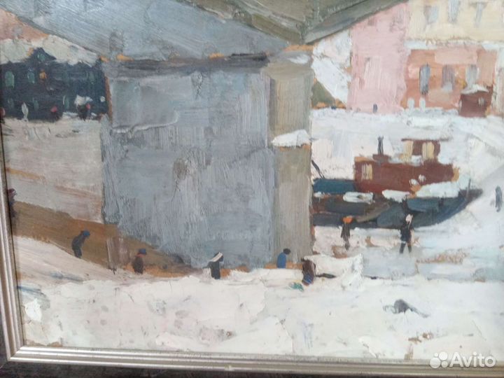 Картина Вологда Асафов ранняя подлинник 1978 год